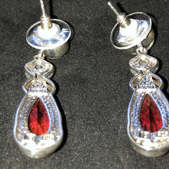 Nicky Butler WATERMELON QUARTZ & MOONSTONE Earring - Picture 7 of 8